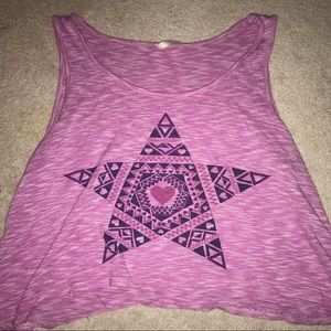 Adorable Pink Crop/Tank Top